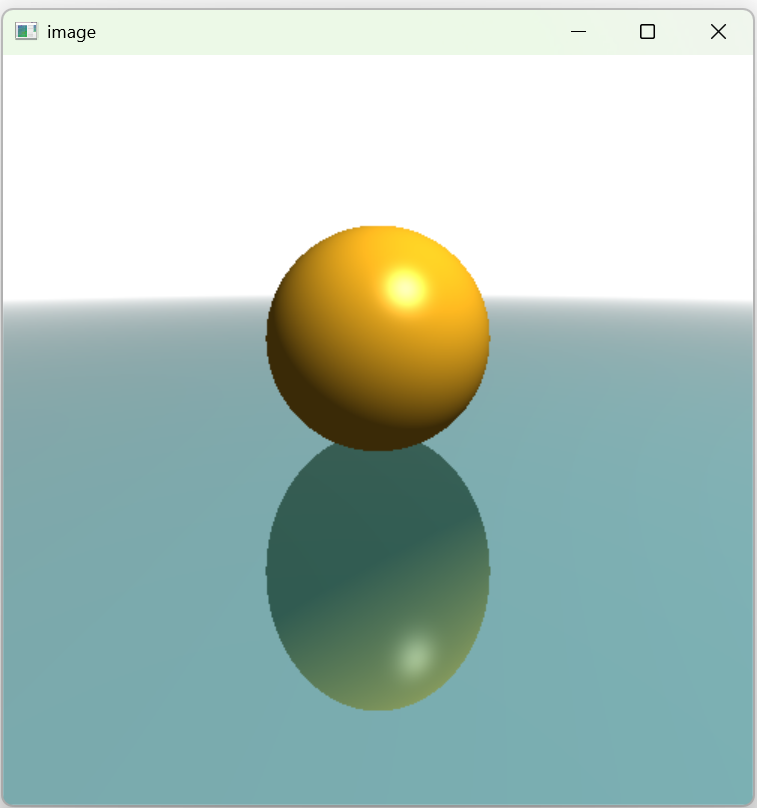 Ray-traced scene