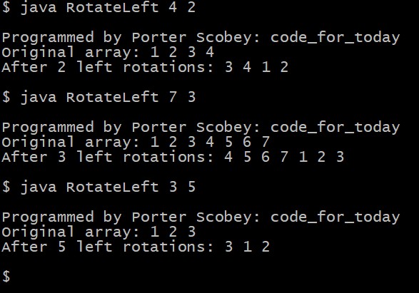 RotateLeft screenshot